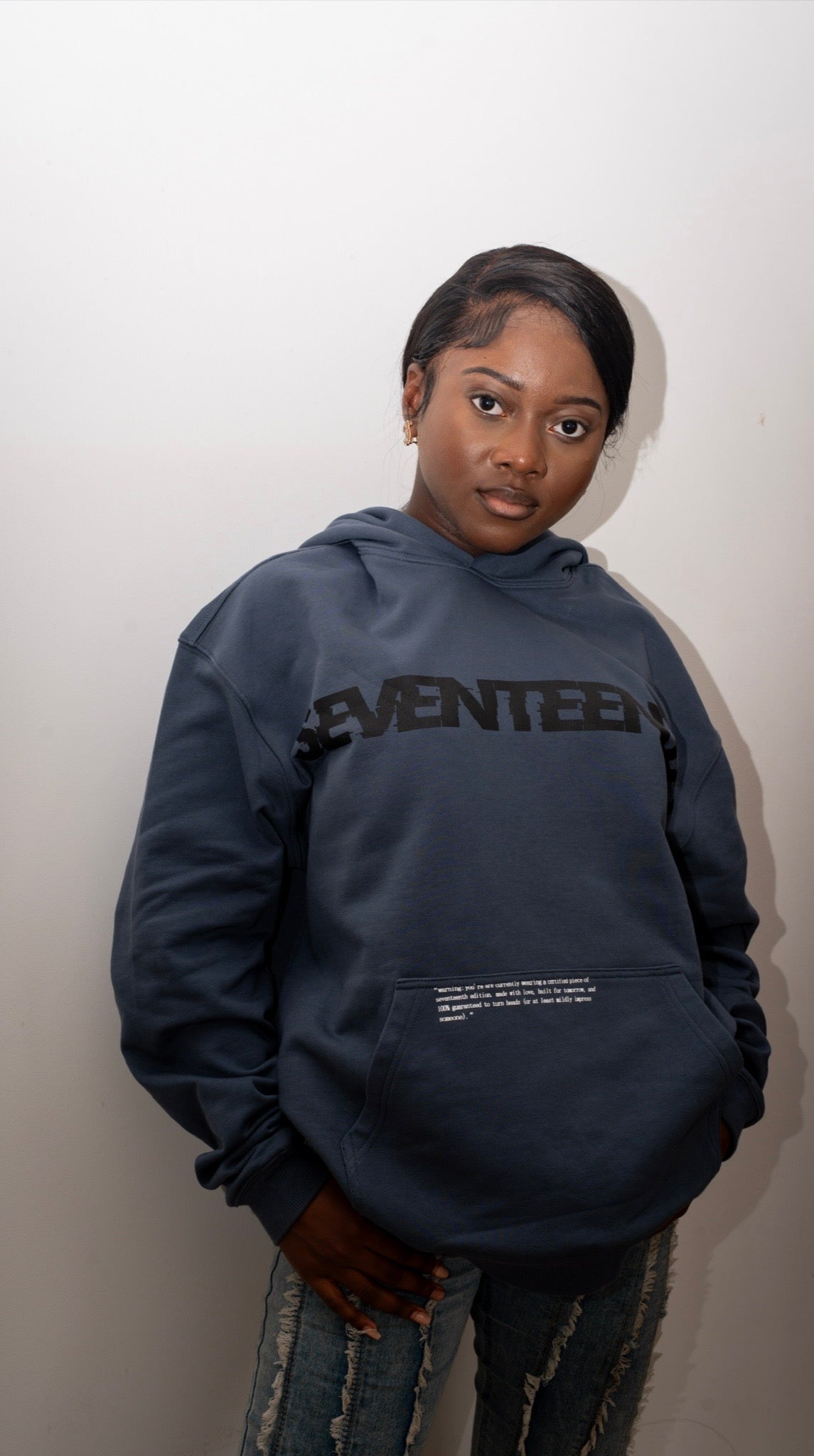 Seventeenth Blue Hoodie