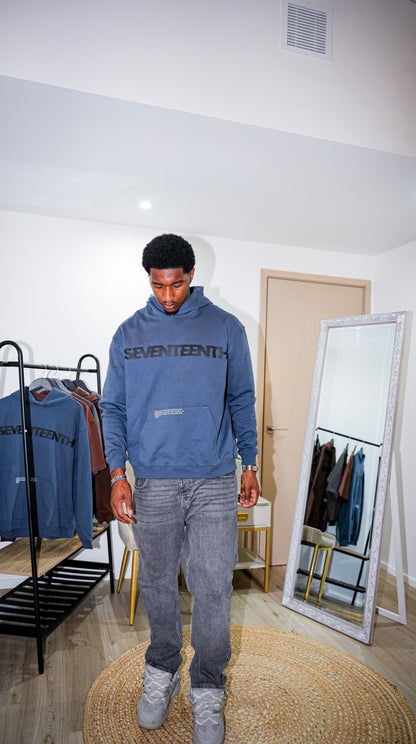 Seventeenth Blue Hoodie