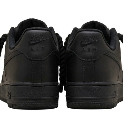 Custom Rope Lace Sneaker Service (Black Airforce 1)