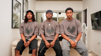 Seventeenth Flame Heart Cropped Tee