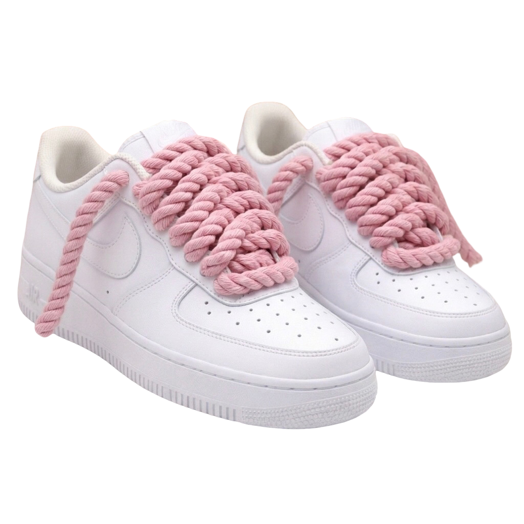 Custom Rope Lace Sneaker Service (White Airforce 1)
