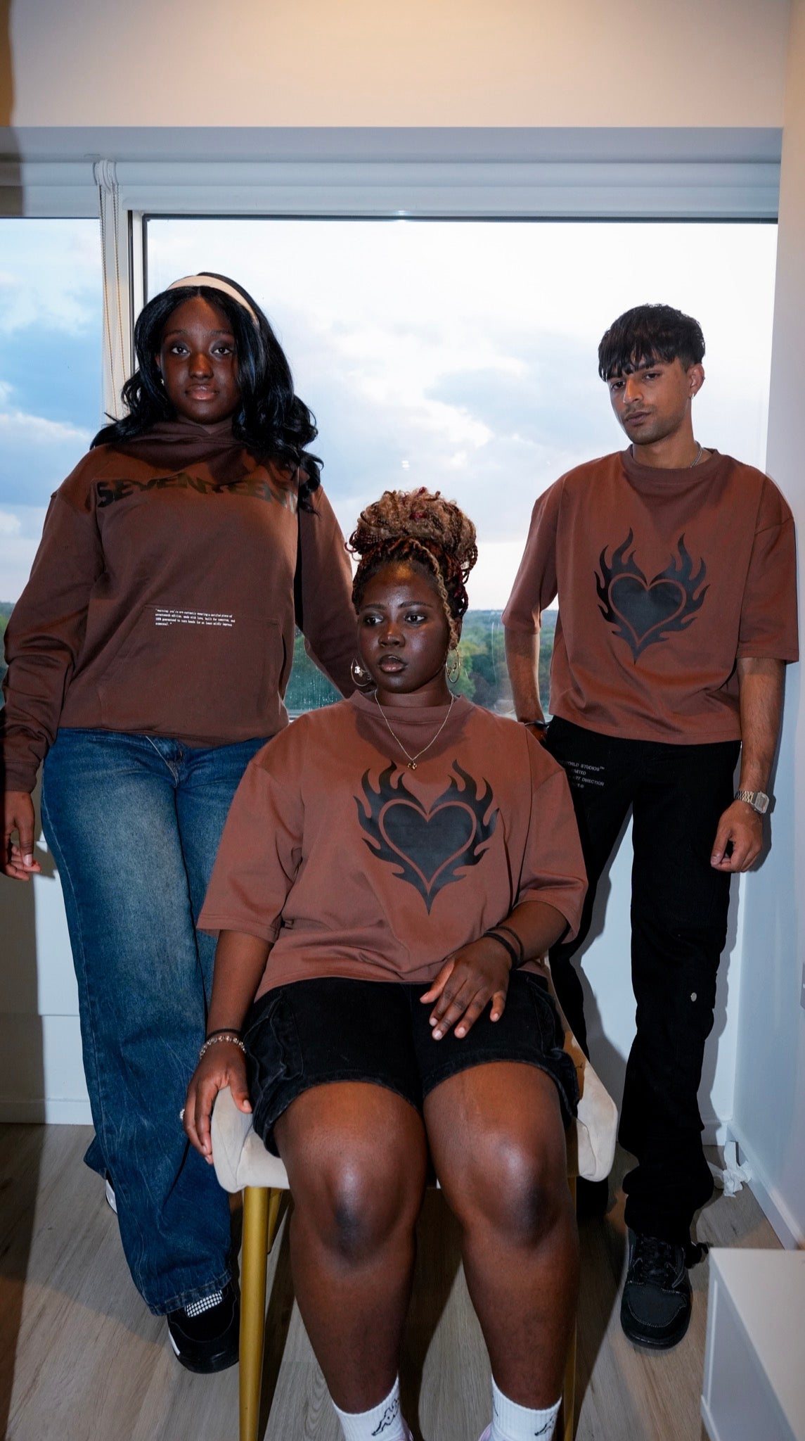 Seventeenth Brown Hoodie