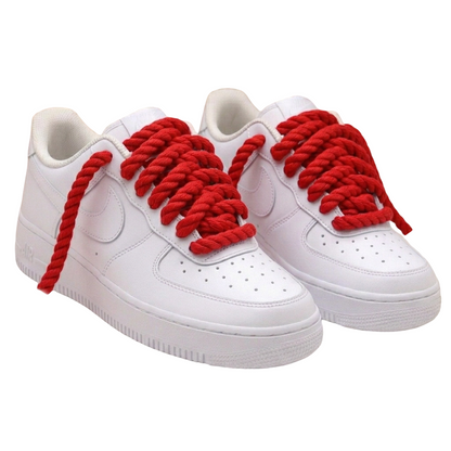 Custom Rope Lace Sneaker Service (White Airforce 1)